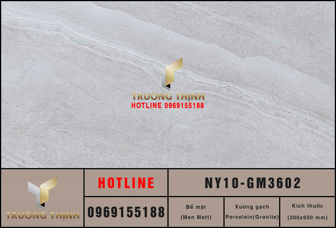 Gạch Viglacera NY10-GM3602 300x600 Men Matt Chống Trơn Giá Tốt