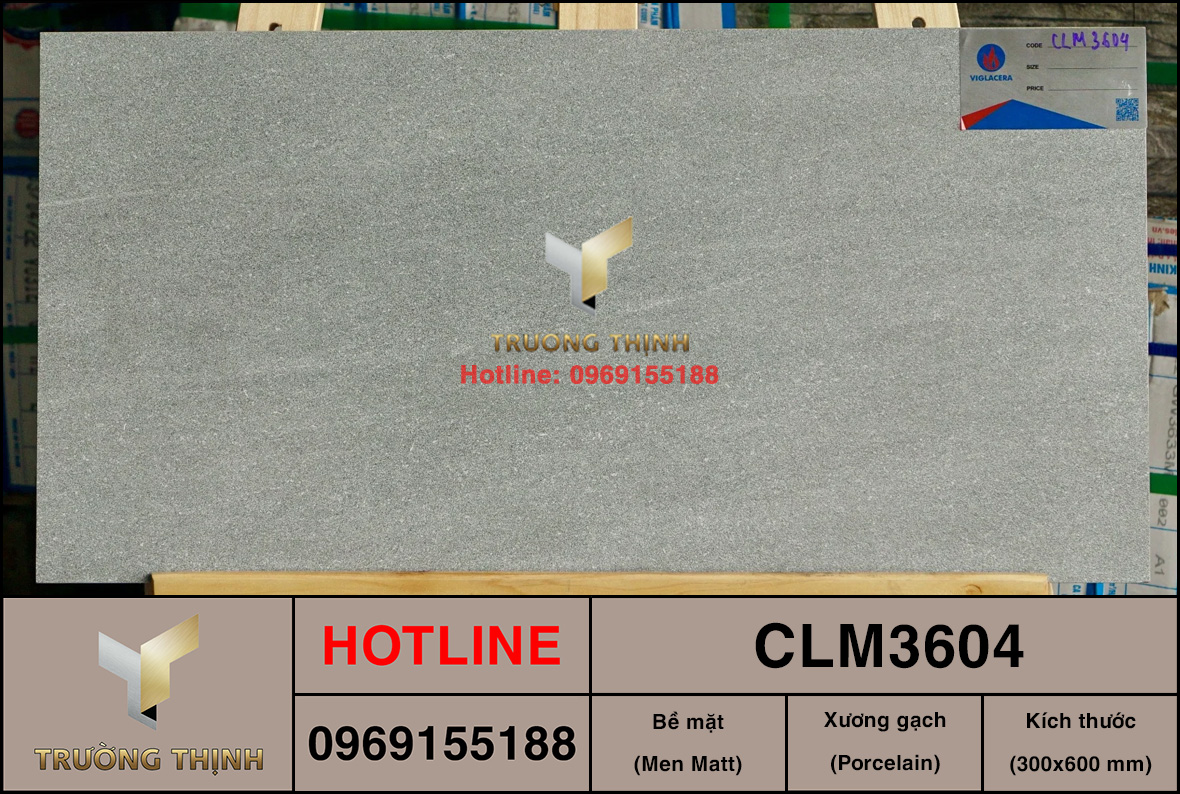 Gạch ốp lát vân đá 300x600 Viglacera CLM3604 giá rẻ