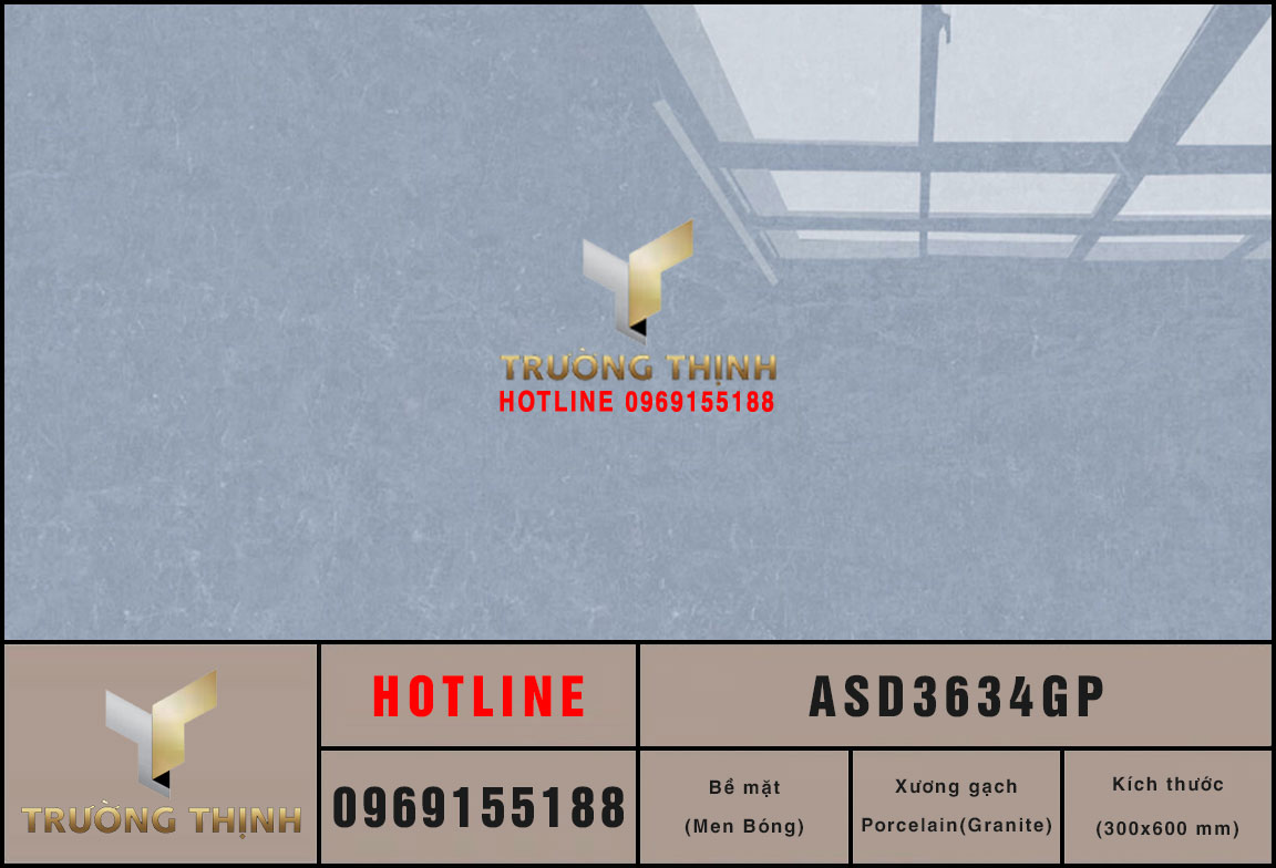 Gạch Viglacera ASD3634GP 300x600: Đẳng Cấp Vân Đá Xám Ánh Sao Đêm