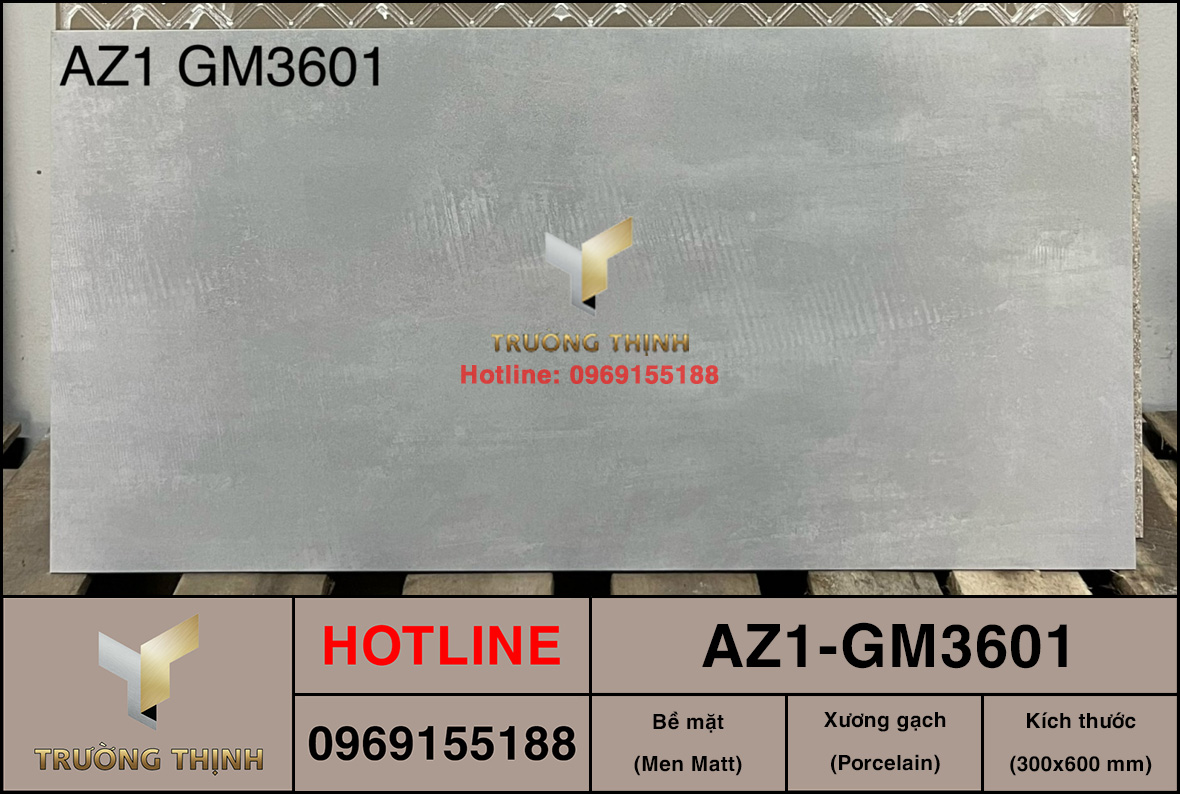 Gạch ốp lát 300x600 Viglacera United Arizona AZ1-GM3601