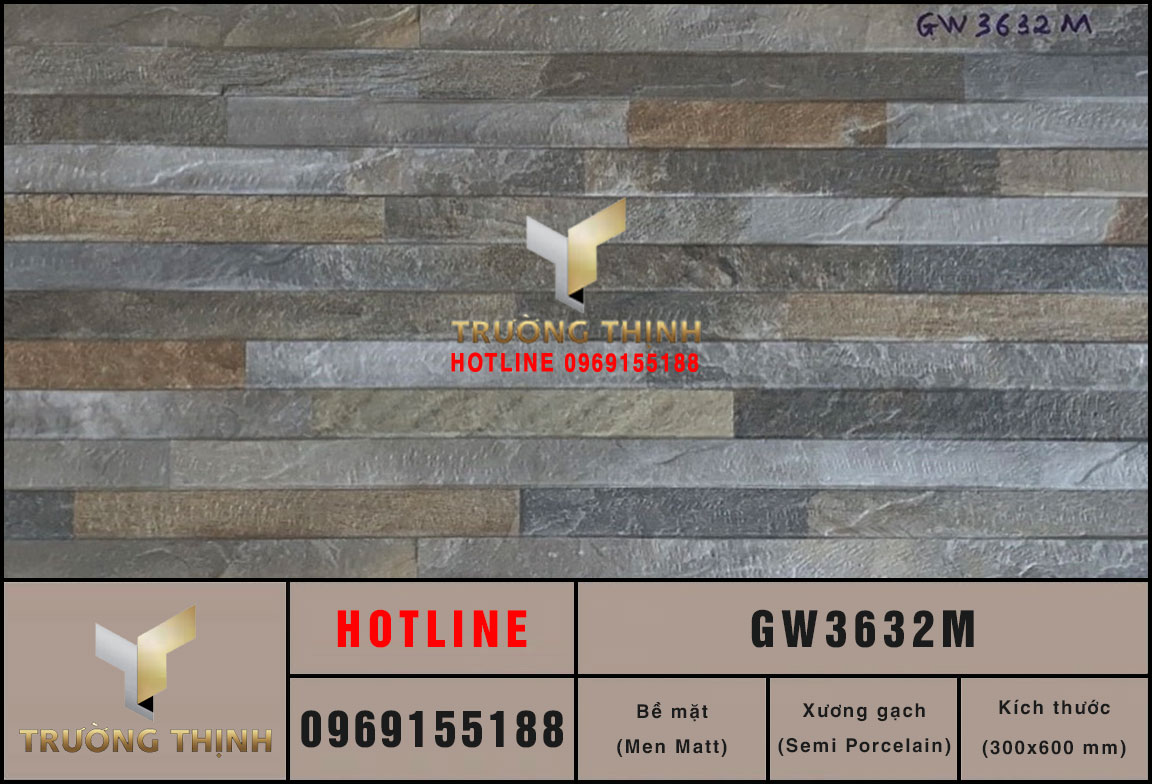 Gạch ốp tường 300x600 Viglacera GW3632M