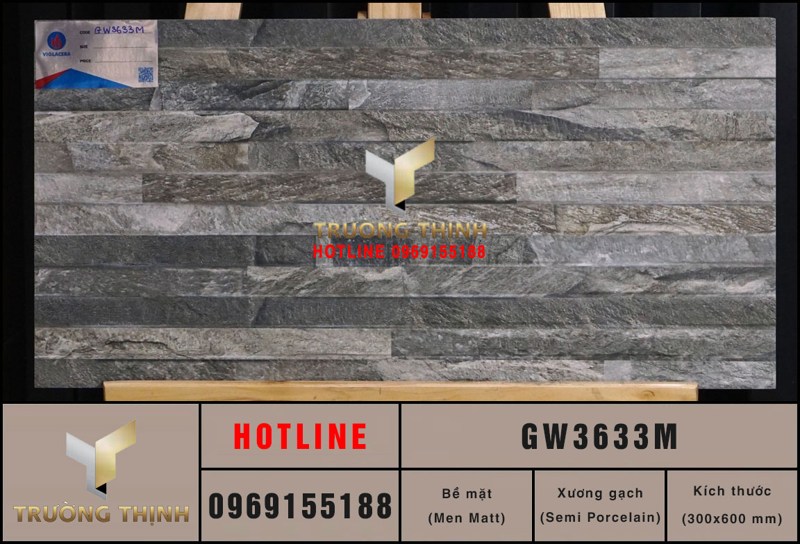 Gạch ốp tường trang trí 300x600 Viglacera GW3633M giá rẻ