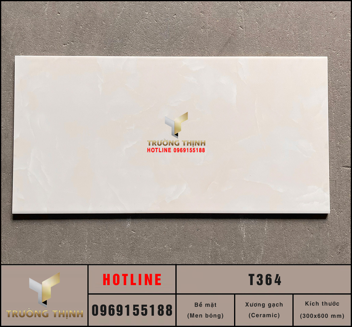 Gạch Ốp Tường Ceramic Vân Đá 300x600 Viglacera T364 - Vẻ Đẹp Tự Nhiên Cho Không Gian Hiện Đại