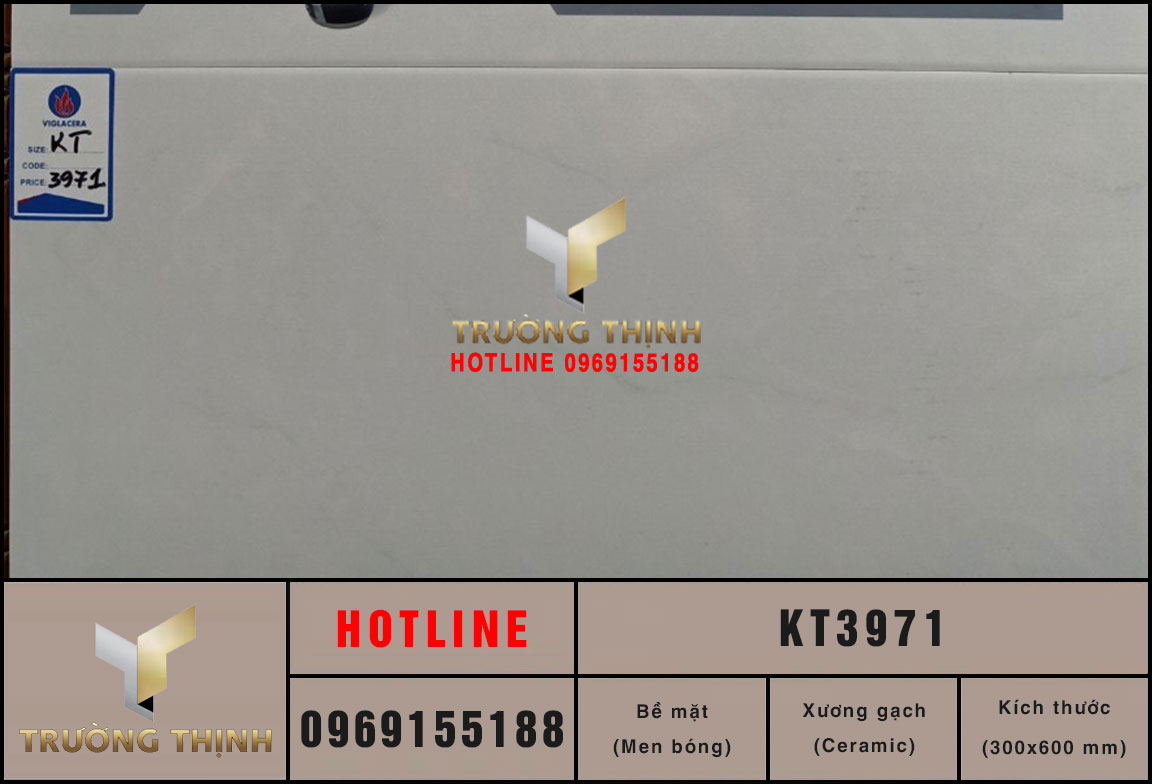 Gạch ốp tường ceramic 300x600 Viglacera KT3971 giá rẻ