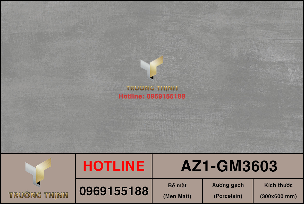 Gạch ốp lát 300x600 Viglacera United Arizona AZ1-GM3603