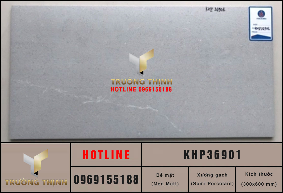 Gạch ốp tường men Matt 300x600 Viglacera KHP36901 - Đẳng cấp không gian sống hiện đại