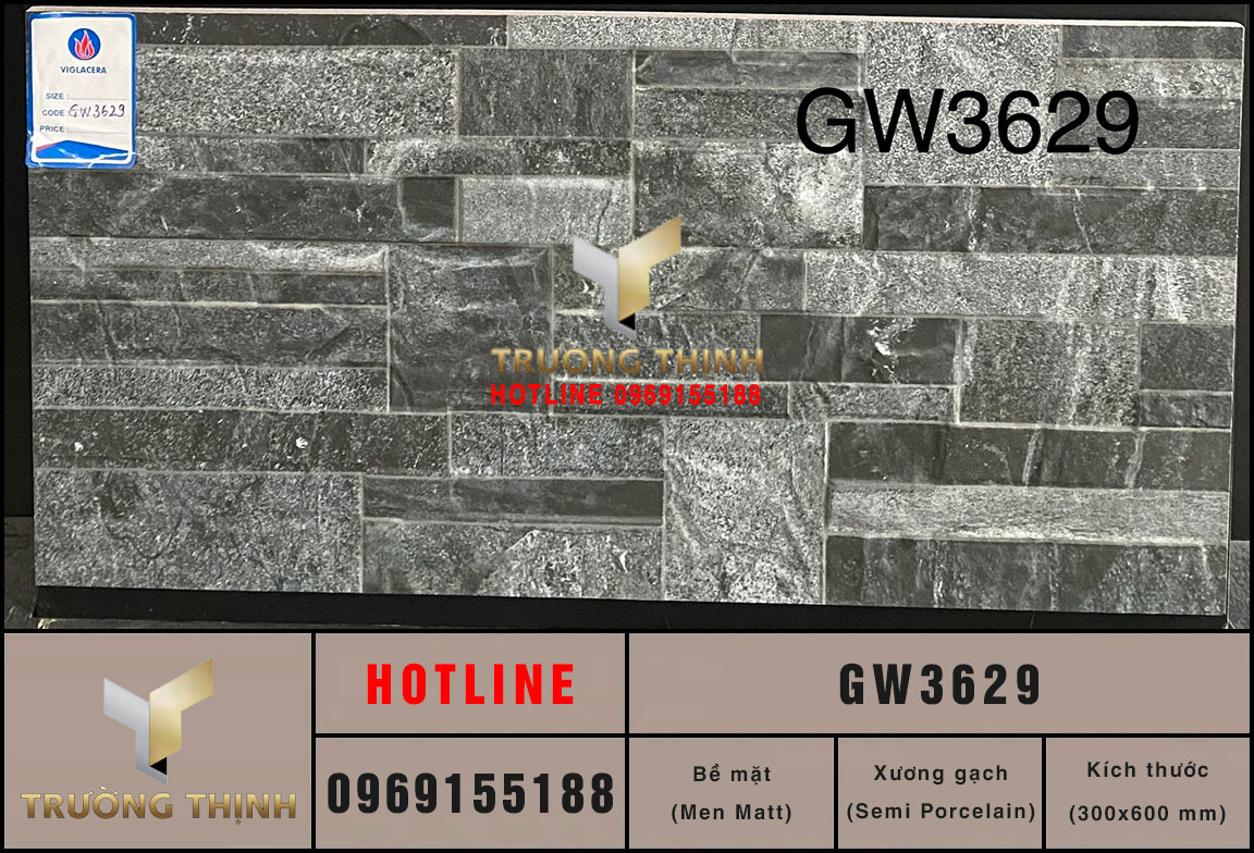 Gạch ốp tường trang trí 300x600 Viglacera GW3629 cao cấp