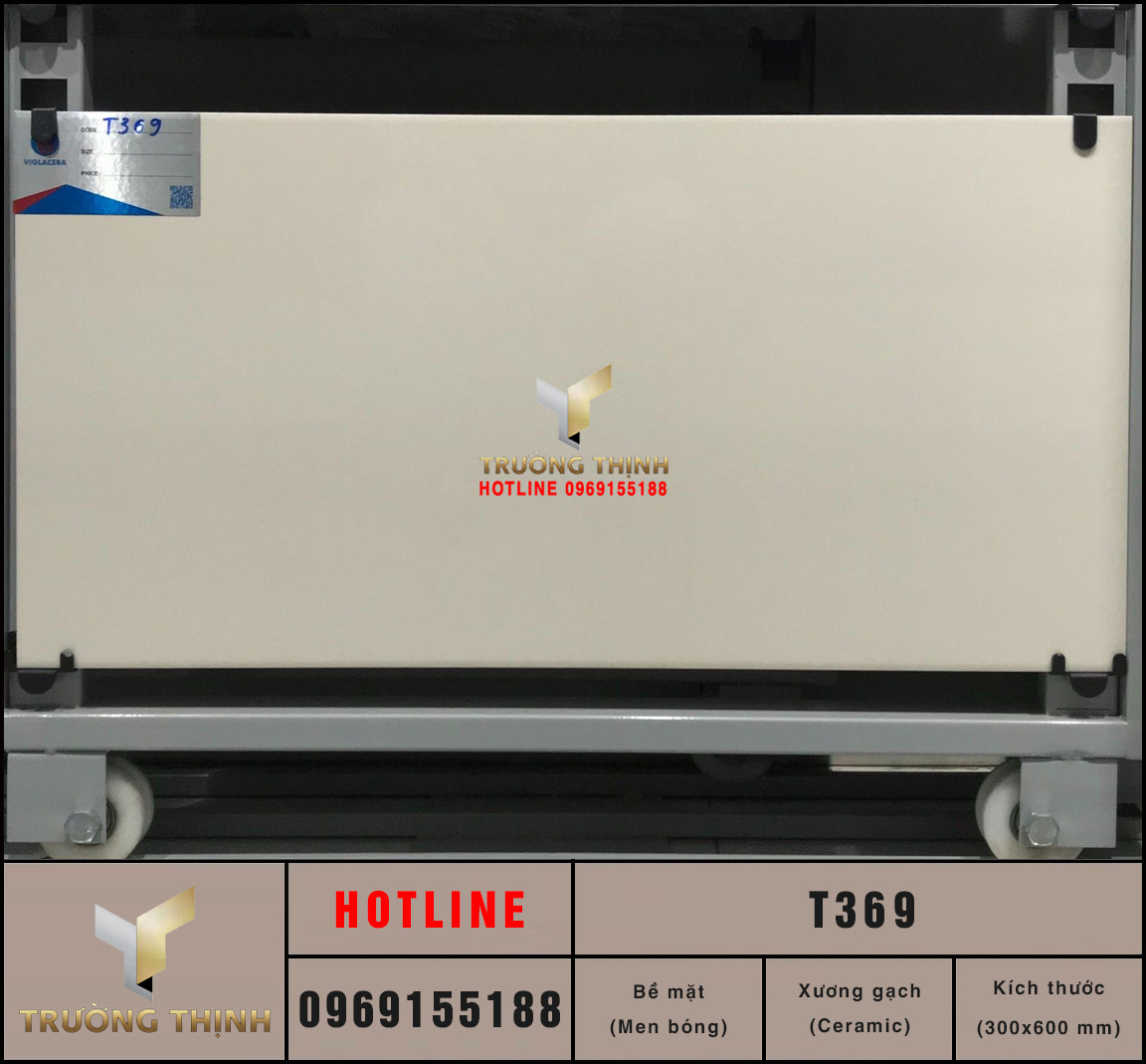 Gạch ốp tường vân đá 300x600 Viglacera T369 giá rẻ