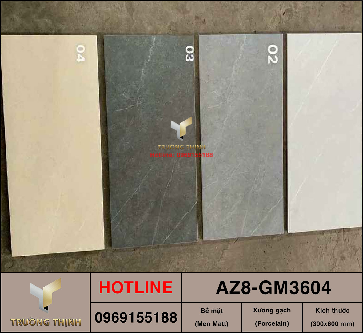 Gạch Viglacera AZ8-GM3604