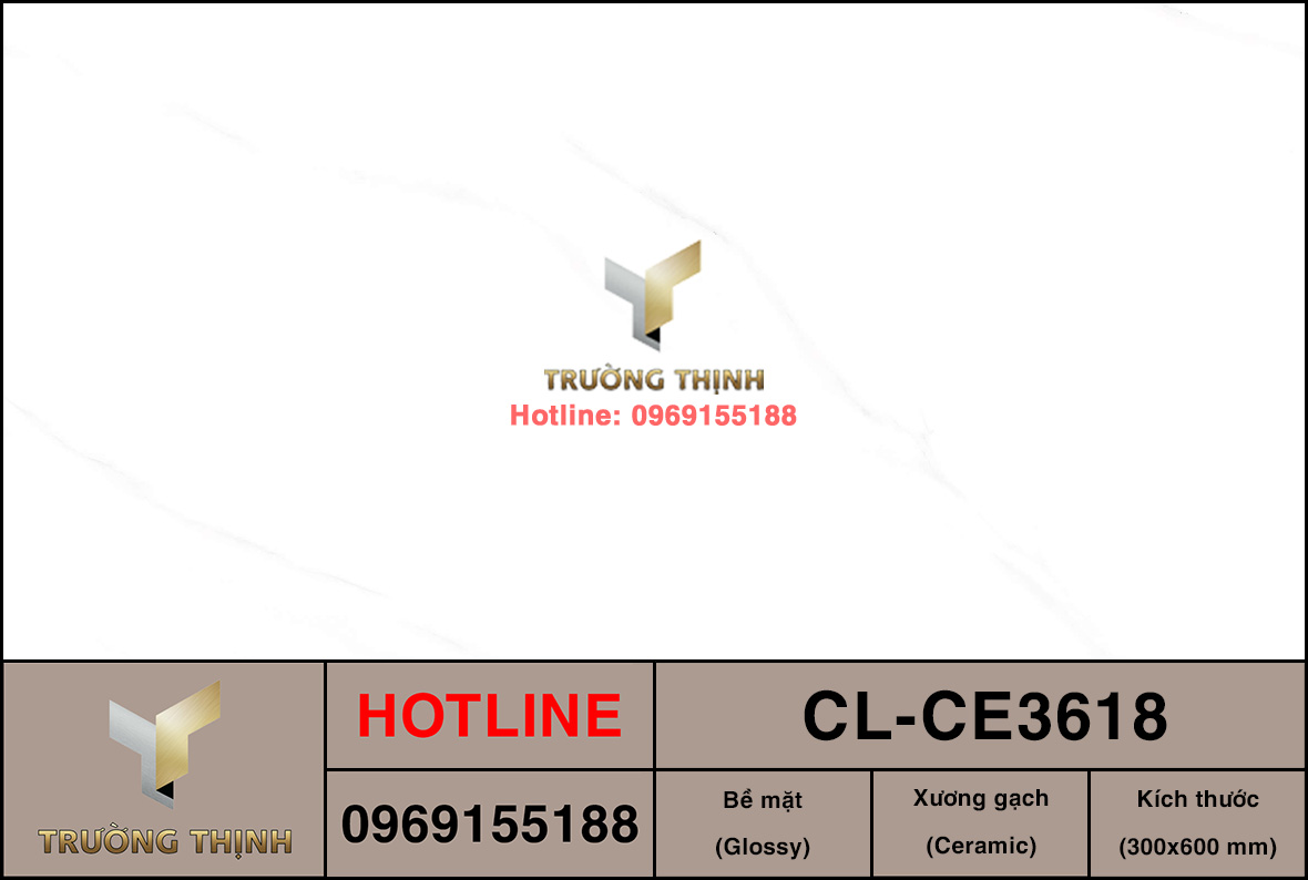 Gạch ốp lát 300x600 Viglacera Cửu Long CL-CE3618