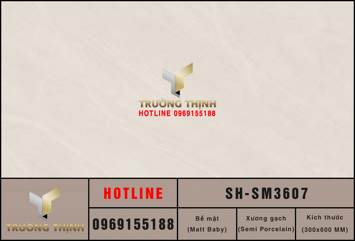 Gạch ốp lát 300x600 Viglacera Sông Hồng SH-SM3607