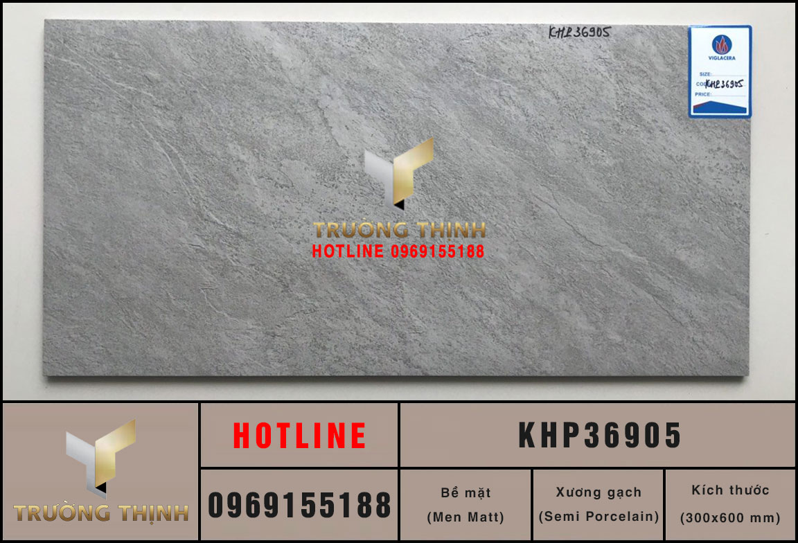 Gạch ốp lát xương bán sứ Viglacera KHP36905: Nâng Tầm Không Gian Sống Hiện Đại