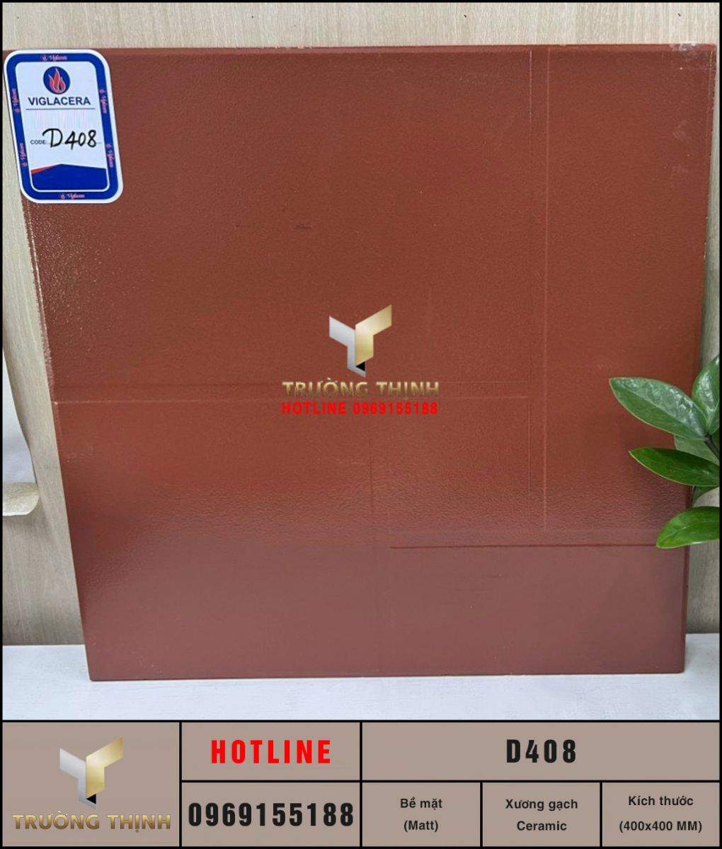 Gạch lát nền 400x400 Viglacera D408