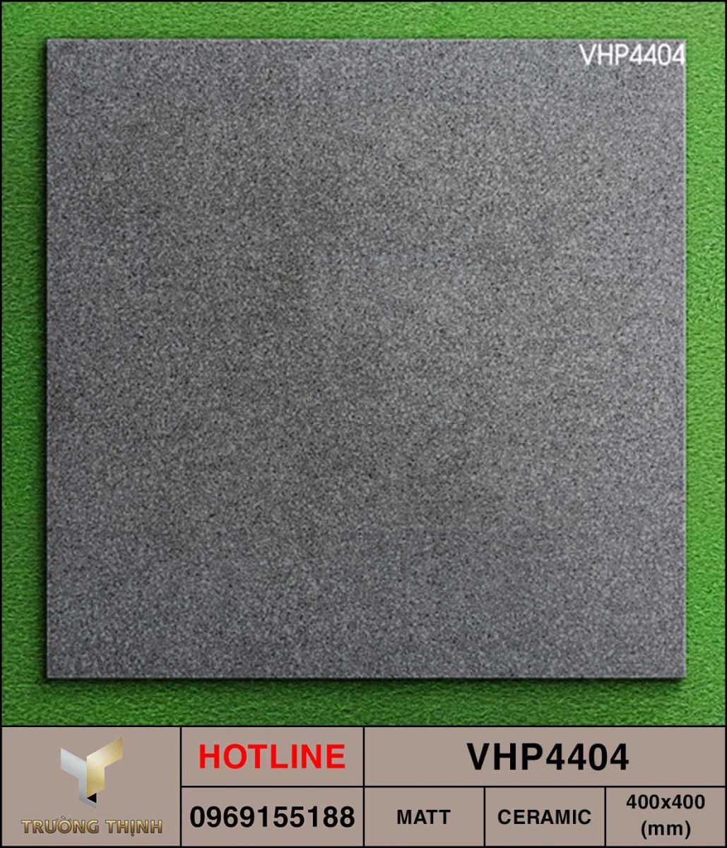 Gạch lát sàn ceramic 400x400 Viglacera VHP4404 màu xám