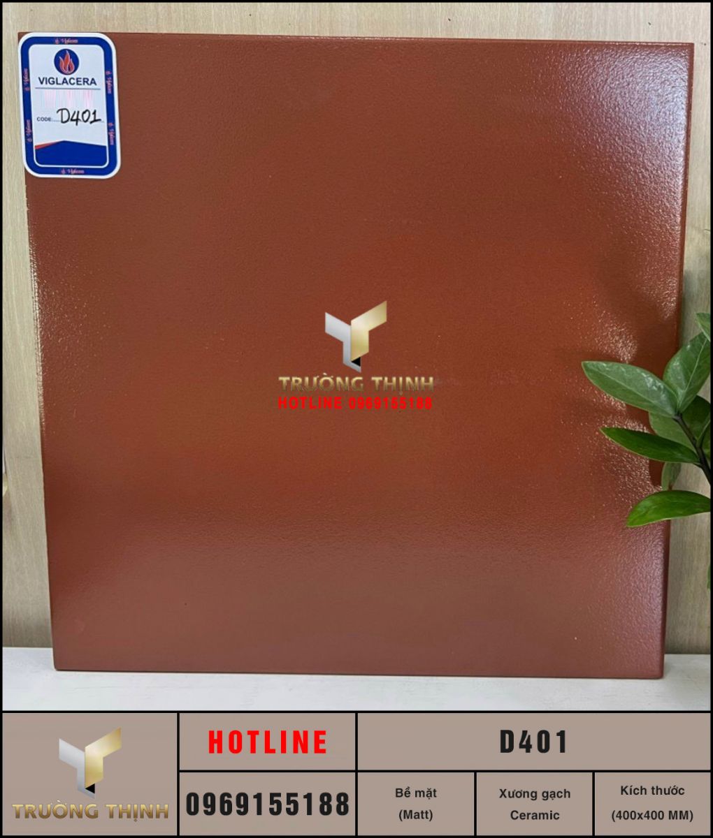 Gạch lát nền 400x400 Viglacera D401