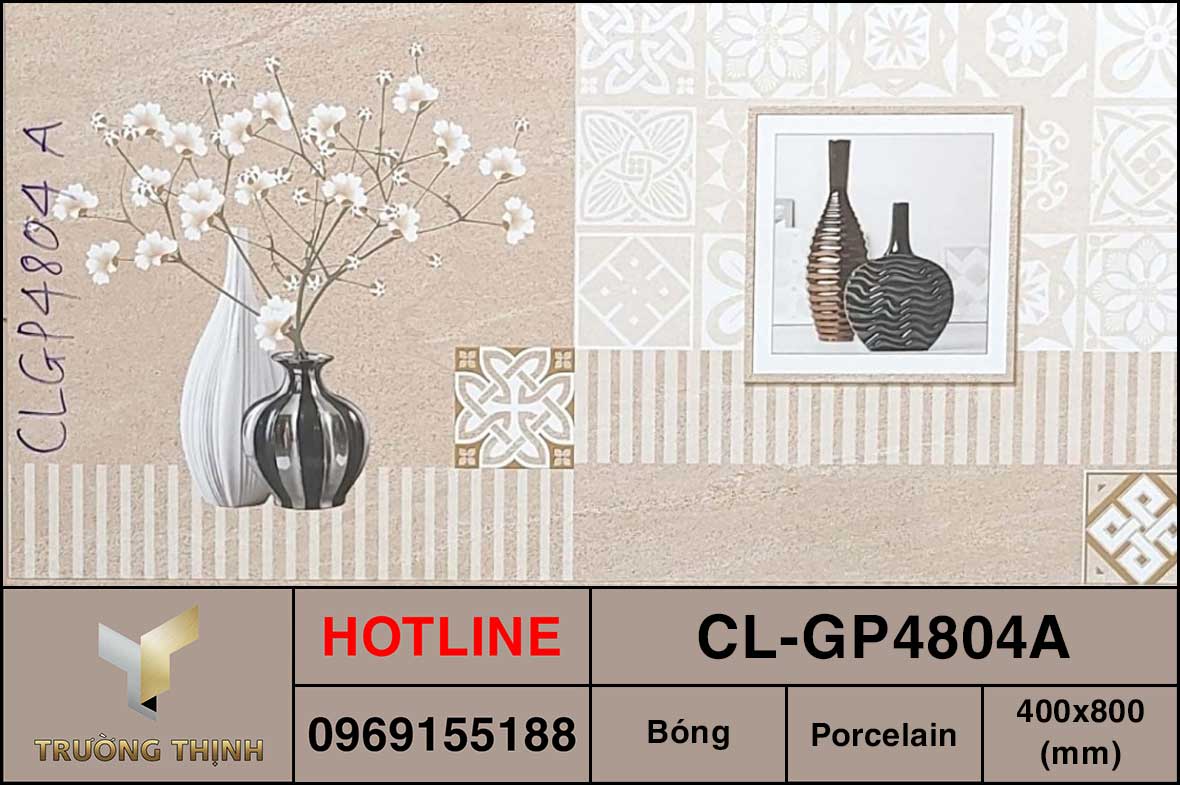 Gạch điểm 400x800 Viglacera Cửu Long CL-GP4804A giá rẻ