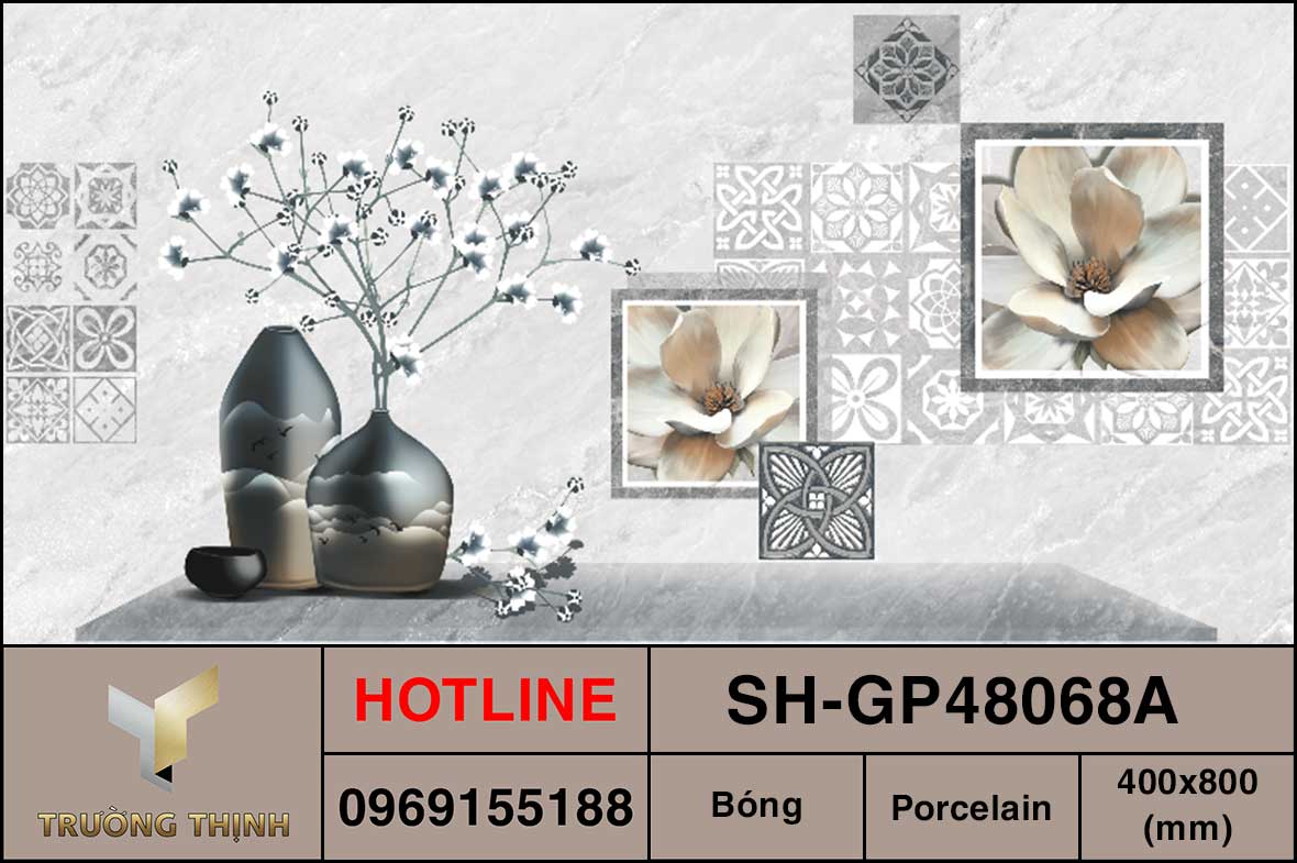 Gạch điểm 400x800 Viglacera Sông Hồng SH-GP4808A giá rẻ