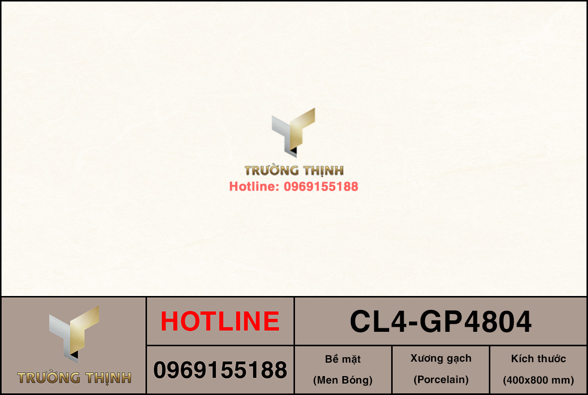 Gạch ốp men bóng 400x800 Viglacera Cửu Long CL4-GP4804 vân đá