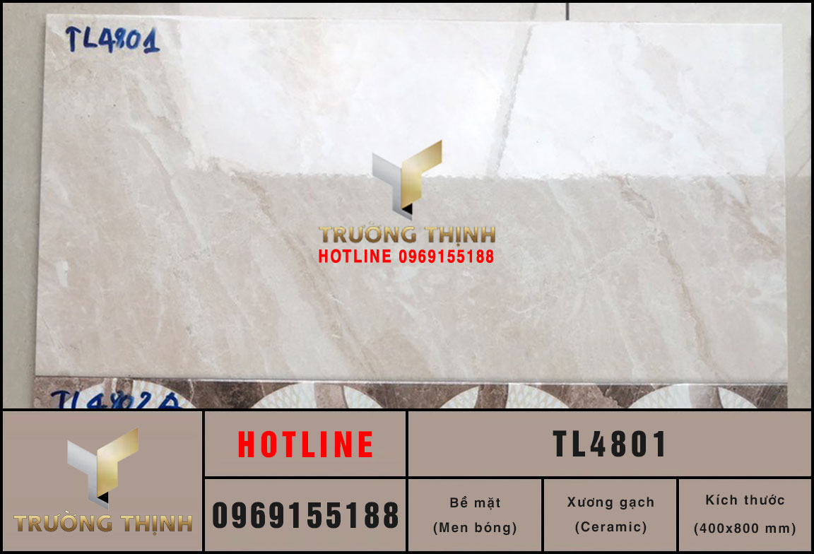 Gạch ốp tường Viglacera TL4801 – Sang Trọng, Bền Bỉ, Giá Tốt Tại Trường Thịnh