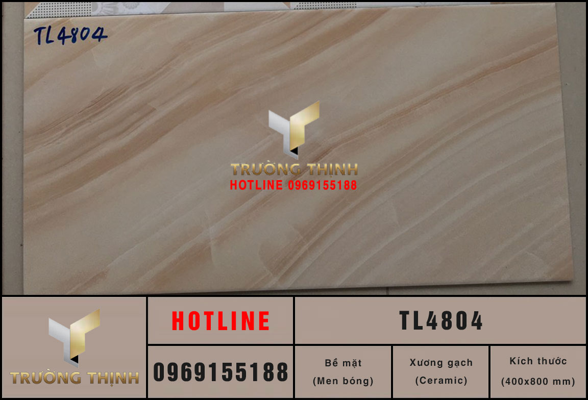 Gạch ốp tường vân đá 400x800 Viglacera TL4804