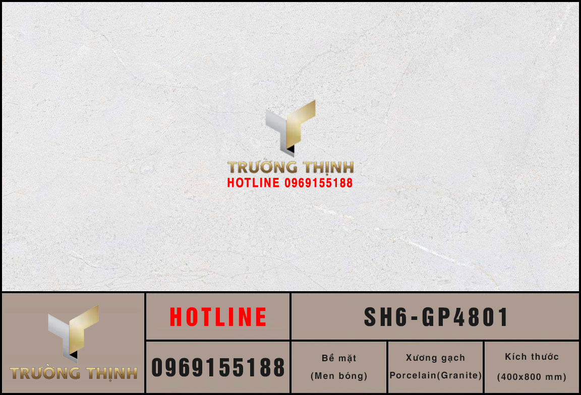 Gạch ốp tường vân đá men bóng Viglacera SH6-GP4801 | Chính Hãng - Giá Tốt