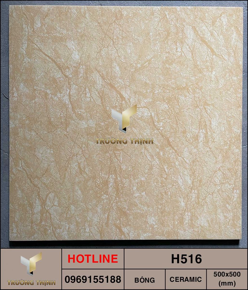 Gạch ceramic vân đá 500x500 Viglacera H516 giá tốt