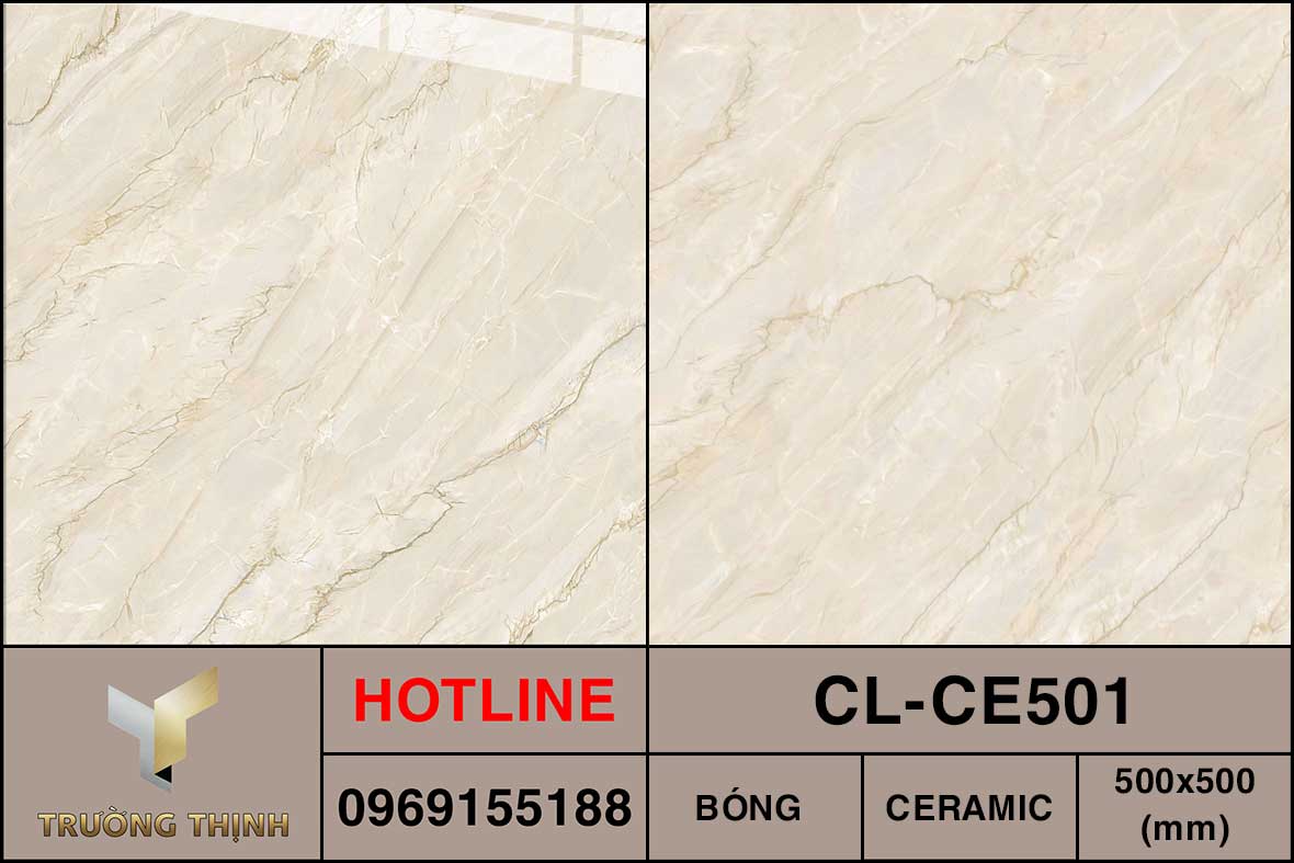 Ảnh MAP gạch lát nền 500x500 Viglacera Cửu Long CL-CE501