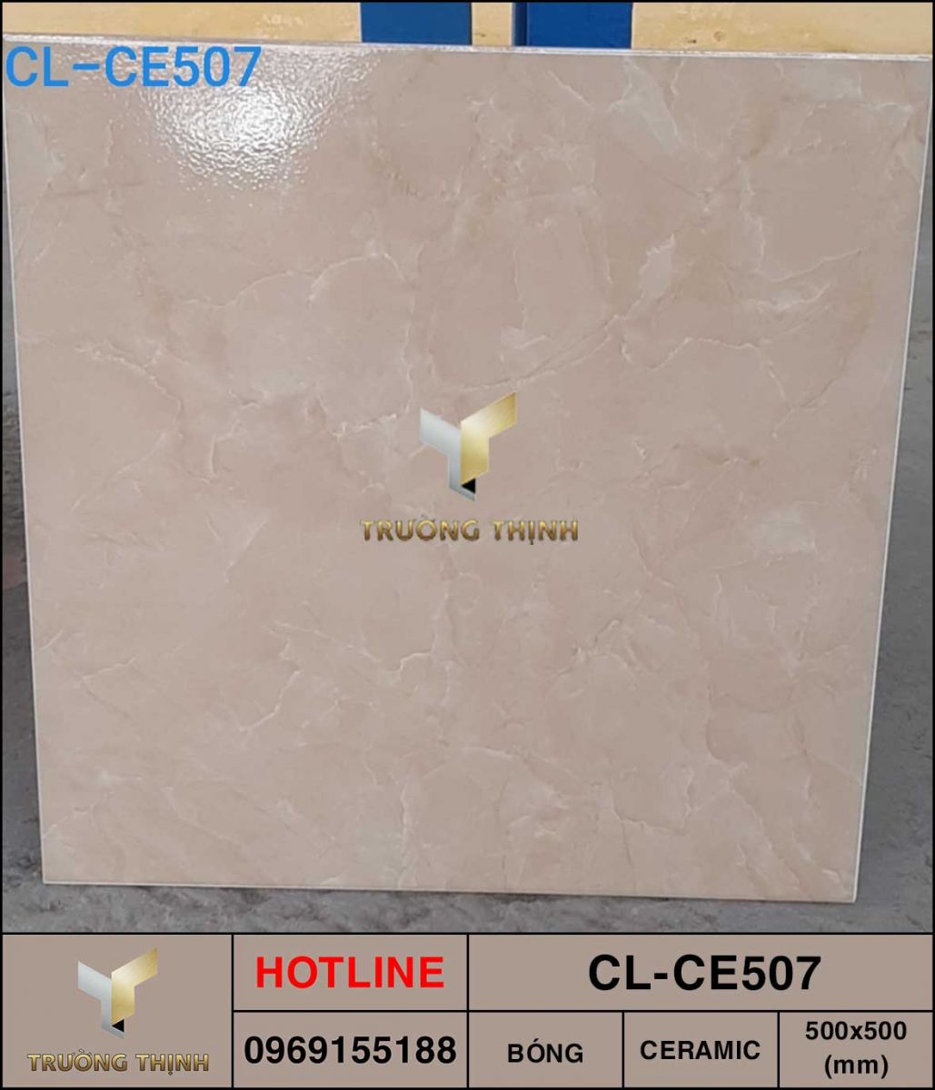 Gạch lát sàn 500x500 Viglacera Cửu Long CL-CE507 vân đá