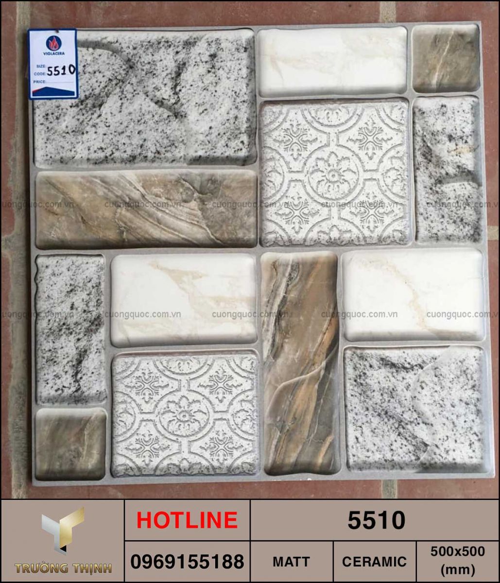 Gạch lát nền sân vườn 500x500 Viglacera 5510 giá tốt