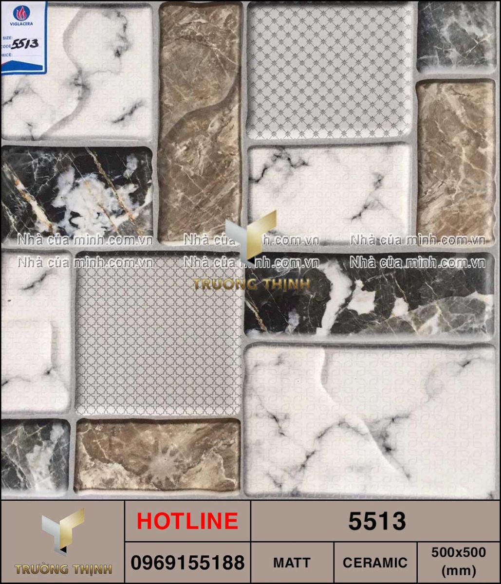 Gạch lát nền sân vườn 500x500 Viglacera 5513 giá rẻ