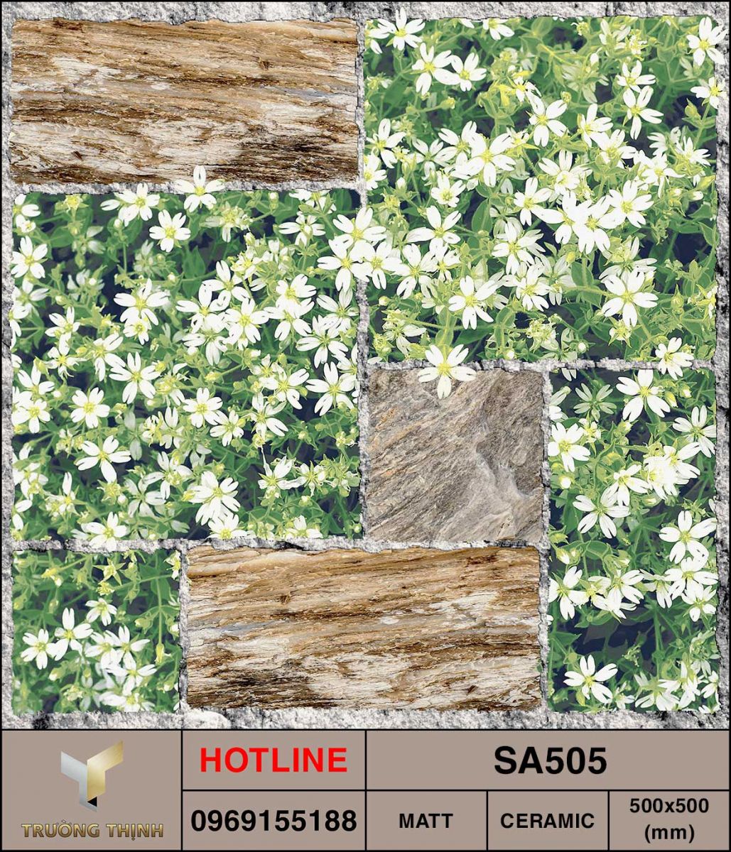 Gạch lát sân vườn 500x500 Viglacera SA505 giá rẻ