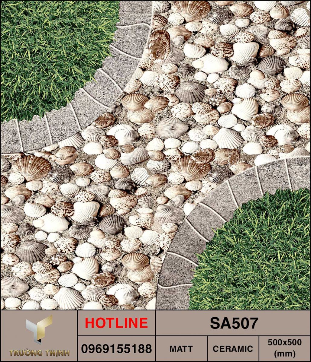 Gạch lát sân vườn 500x500 Viglacera SA507 giá rẻ