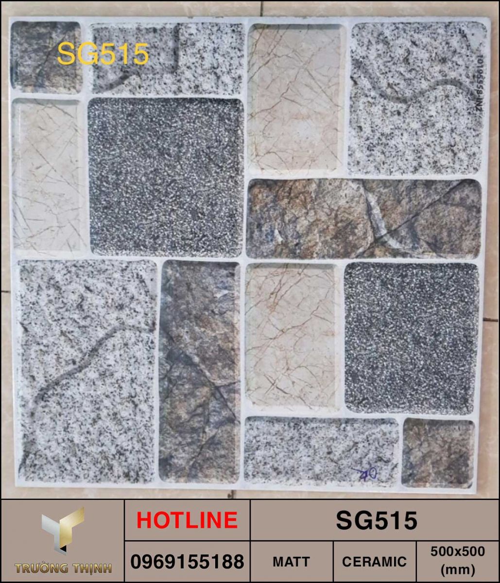 Gạch lát sân vườn 500x500 Viglacera SG515 cao cấp