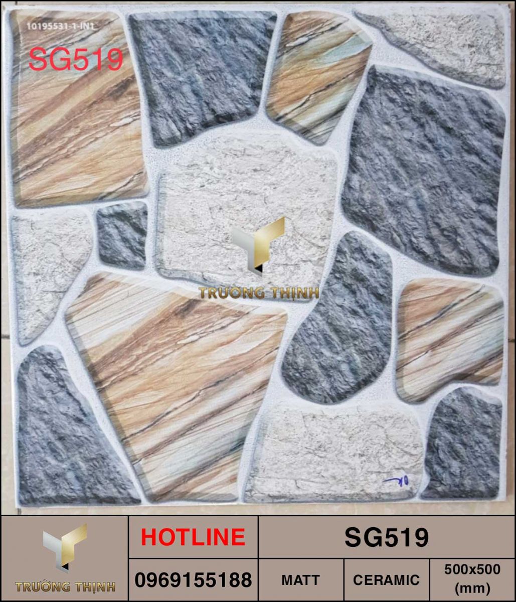 Gạch lát sân vườn 500x500 Viglacera SG519 cao cấp