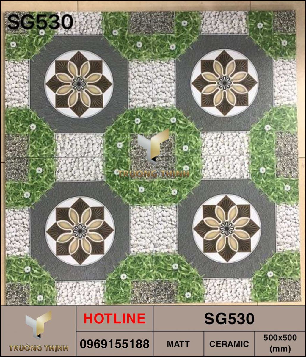 Gạch lát sân vườn 500x500 Viglacera SG530 giá rẻ