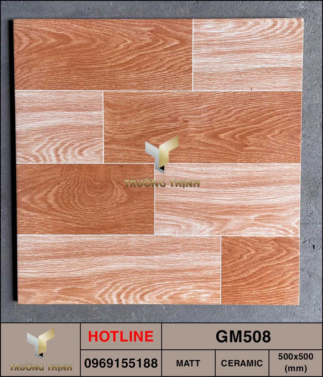 Gạch vân gỗ 500x500 Viglacera GM508 giá ưu đãi