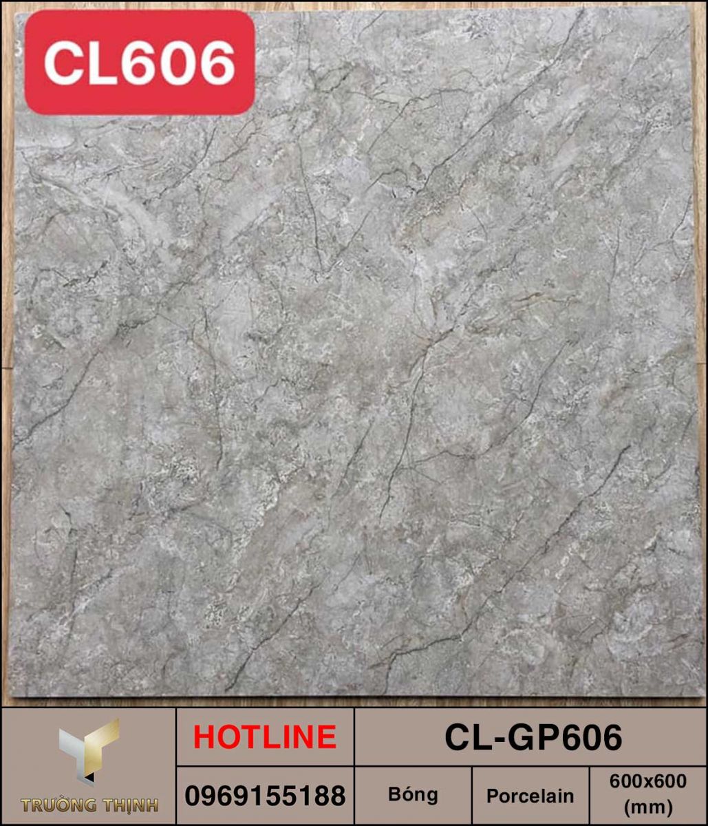 Gạch bóng kiếng 600x600 Viglacera Cửu Long CL-GP606 giá rẻ