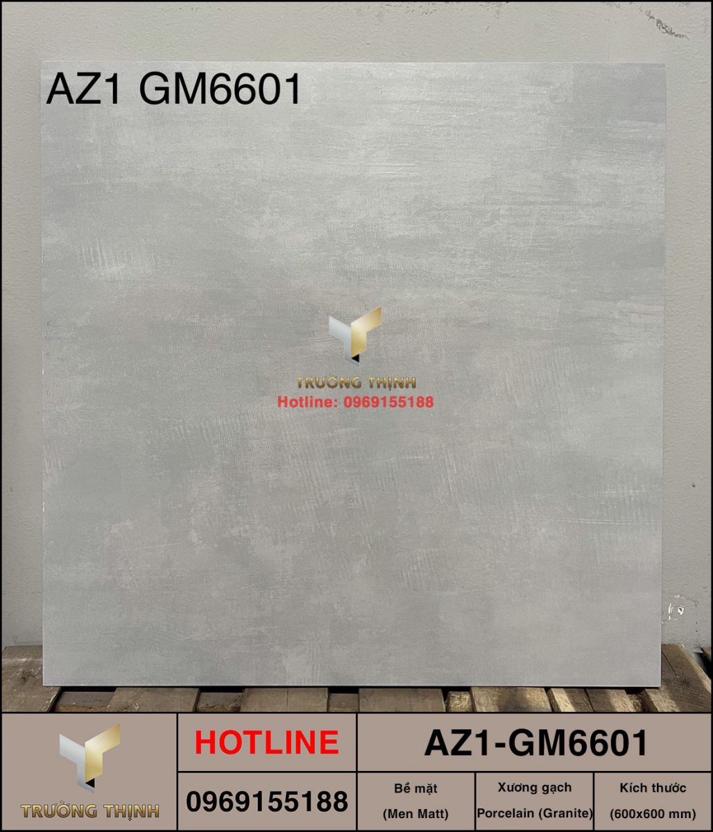 Gạch ốp lát 600x600 Viglacera United Arizona AZ1-GM6601
