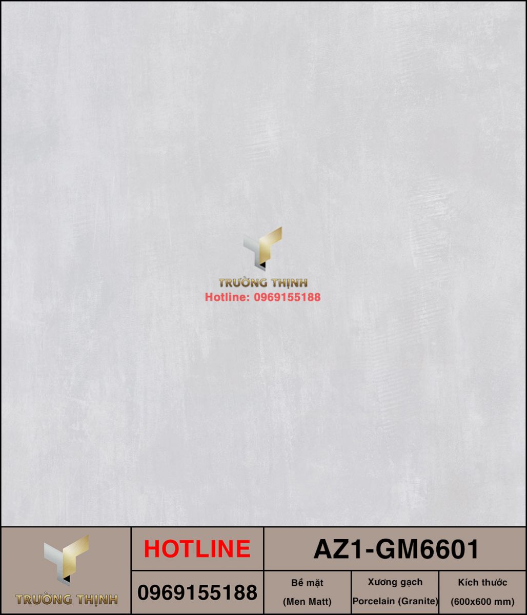 Gạch Granite Chống Trơn 600x600 Viglacera AZ1-GM6601 – Giải Pháp An Toàn và Thẩm Mỹ