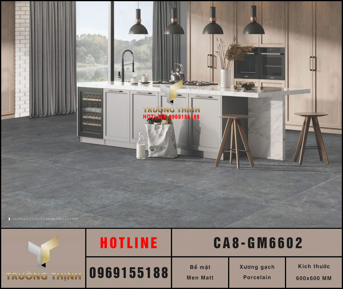 Gạch Granite Chống Trơn 600x600 Viglacera CA8-GM6602 | Giá Tốt