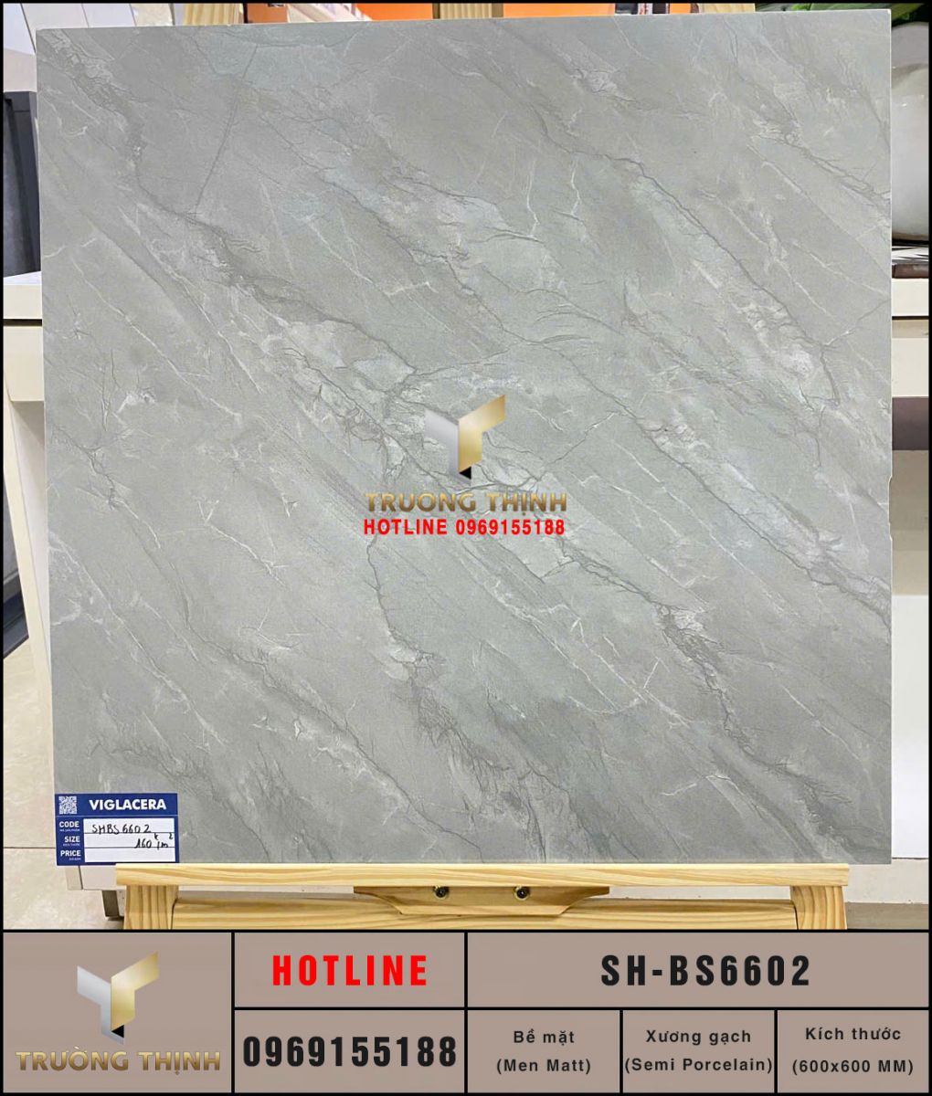 Gạch Lát Nền 600x600 Viglacera Sông Hồng SH-BS6602 | Chính Hãng, Giá Tốt