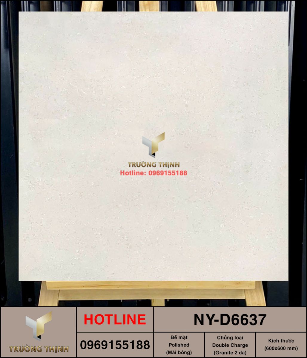 Gạch lát nền granite 2 da 600x600 Viglacera NY-D6637 | Chính Hãng - Giá Tốt