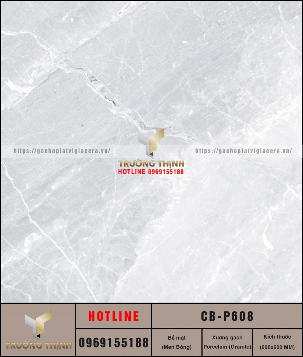 Gạch Lát Nền Granite 600x600 Viglacera Platinum CB-P608 Giá Tốt Nhất
