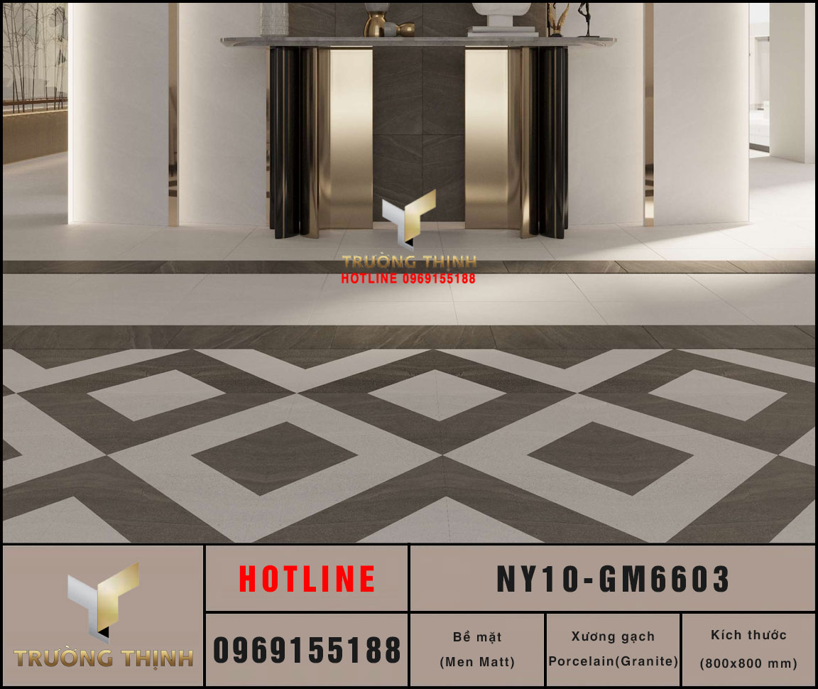 Gạch Lát Nền Granite Chống Trơn 600x600 Viglacera NY10-GM6603 Giá Tốt
