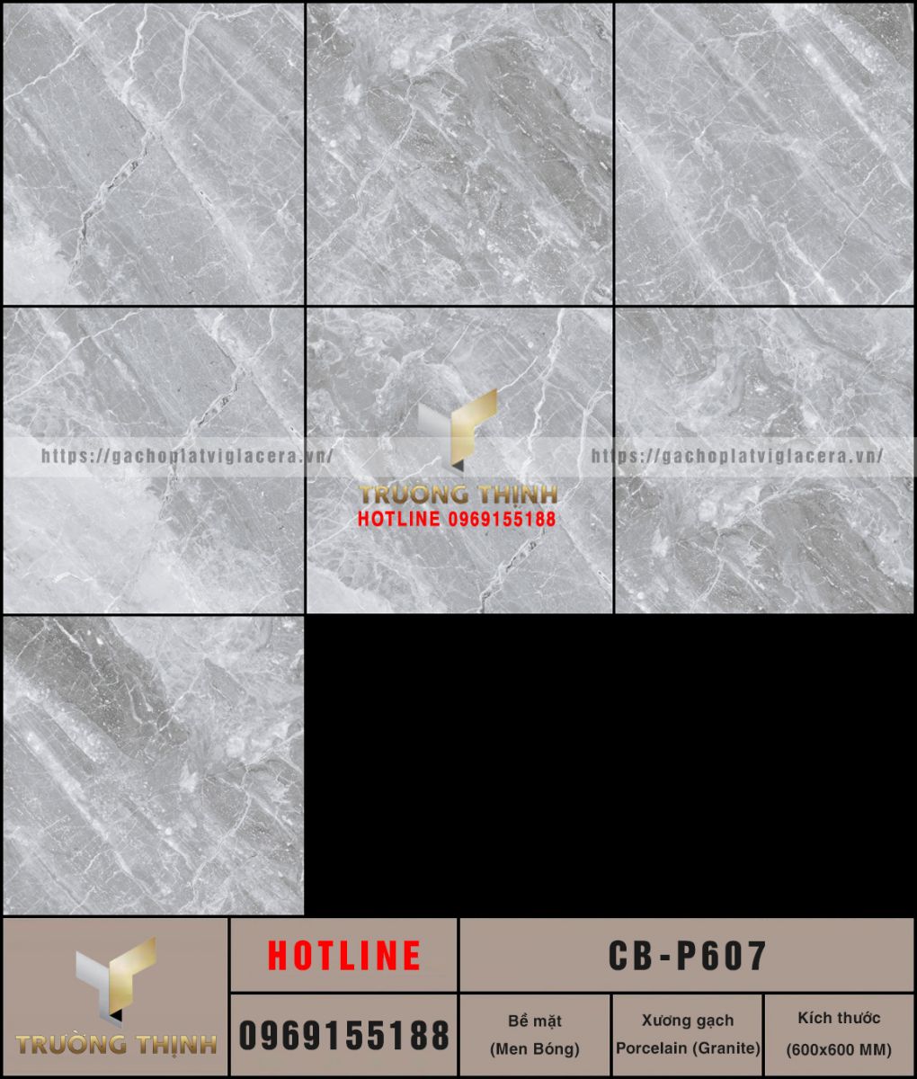 Gạch lát nền granite Color Body 600x600 Viglacera Platinum CB-P607: Sự Lựa Chọn Hoàn Hảo Cho Không Gian Hiện Đại