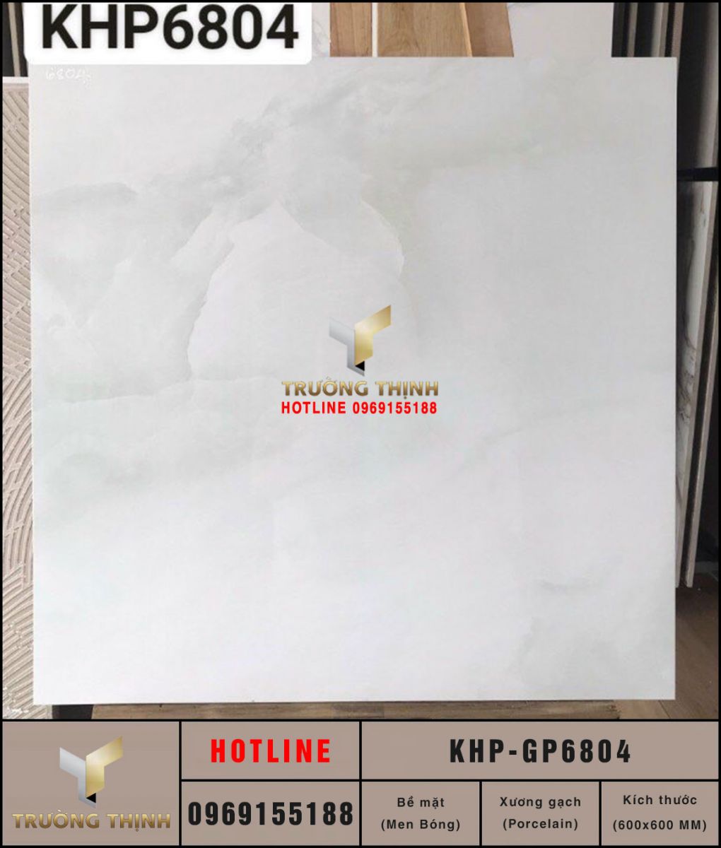 Gạch lát nền xương đá 600x600 Viglacera KHP-GP6804 vân đá