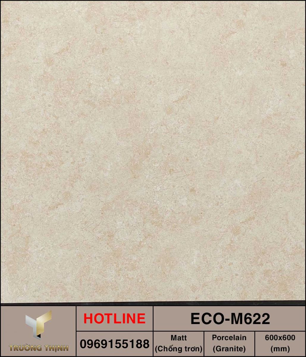 Gạch lát nền 600x600 Viglacera ECO-M622 ảnh thực tế