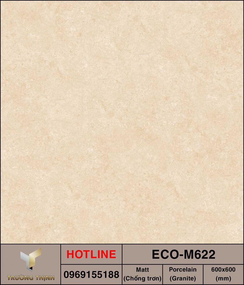 Ảnh MAP gạch lát nền 600x600 Viglacera ECO-M622