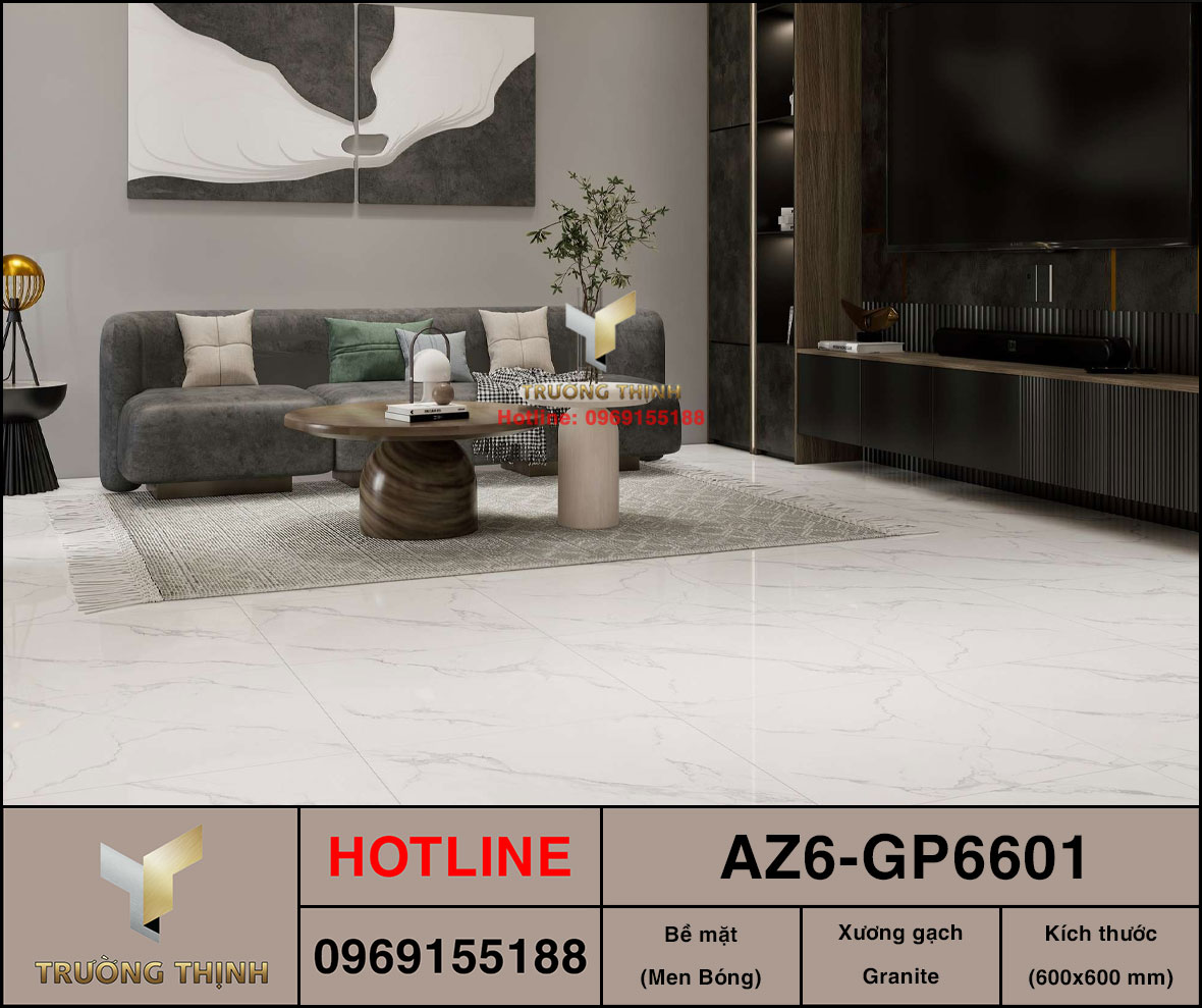 Gạch ốp lát 600x600 Viglacera United Arizona AZ6-GP6601