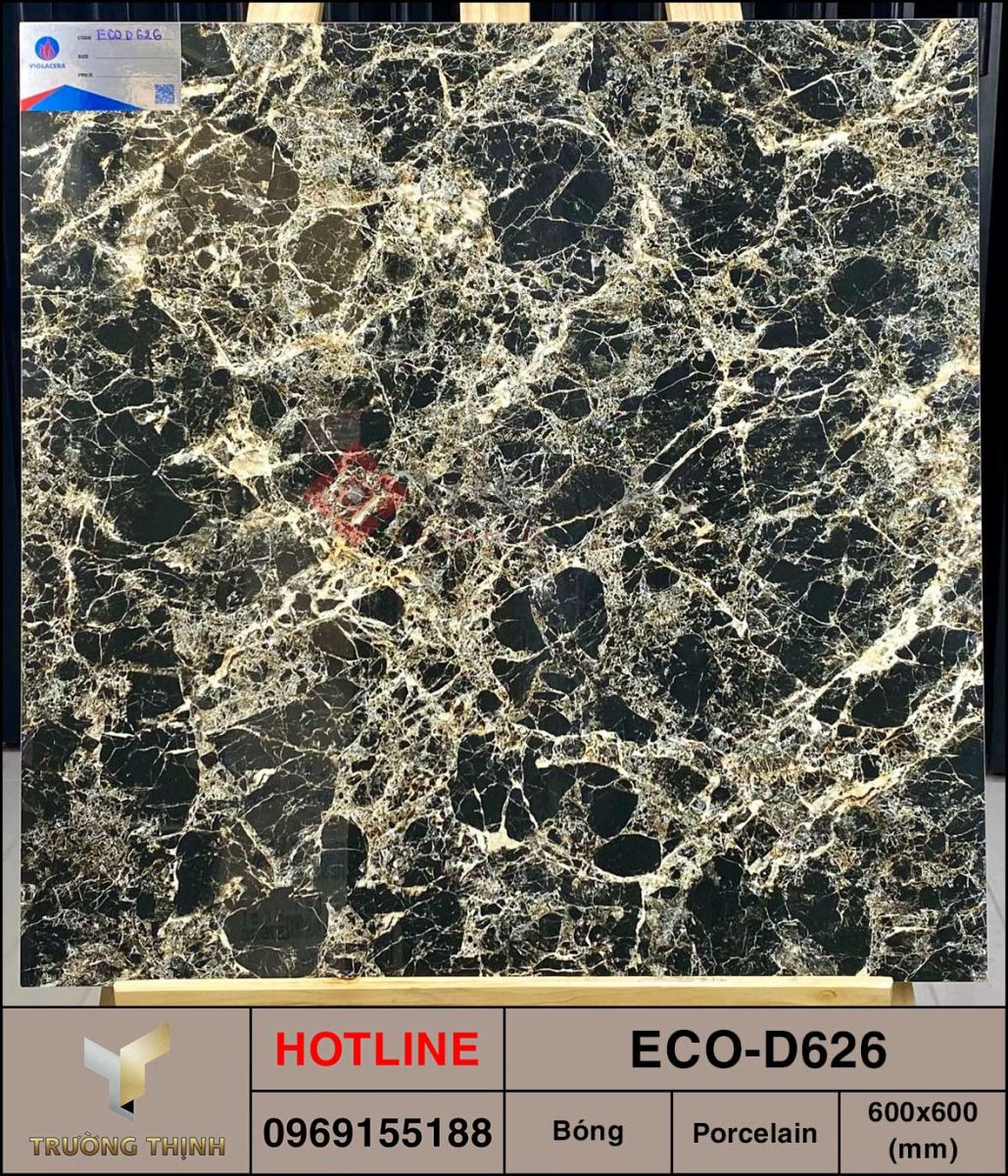 Gạch vân đá 600x600 Viglacera ECO-D626 giá rẻ